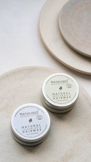Natulique Medium Hold Hairwax 75 ml - verpakking voorkant