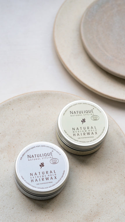 Natulique Medium Hold Hairwax 75 ml - verpakking voorkant