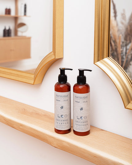 Natulique Curls & Waves Shampoo - verpakking voorkant
