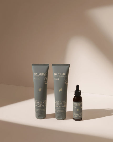 Natulique Anti-Hair Loss Shampoo - in donkere setting