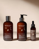 Natulique Balance Conditioner 250 ml - in donkere setting, productlijn samen