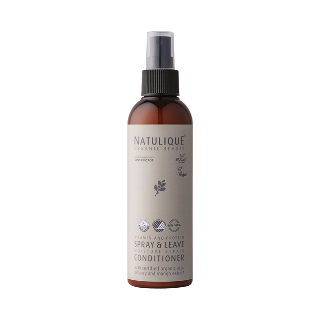 Natulique Spray & Leave-In Conditioner verpakking voorkant
