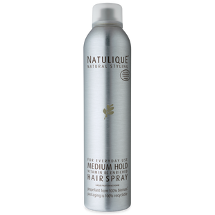 Natulique Medium Hold Hairspray 75 ml verpakking voorkant