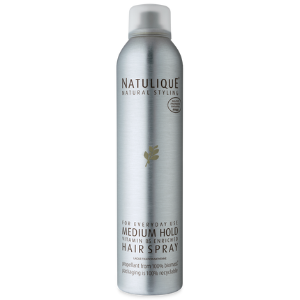 Natulique Medium Hold Hairspray 75 ml verpakking voorkant