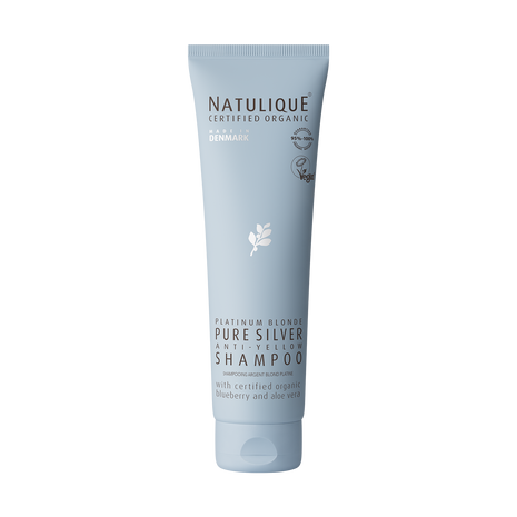 Natulique Pure Silver Shampoo verpakking voorkant