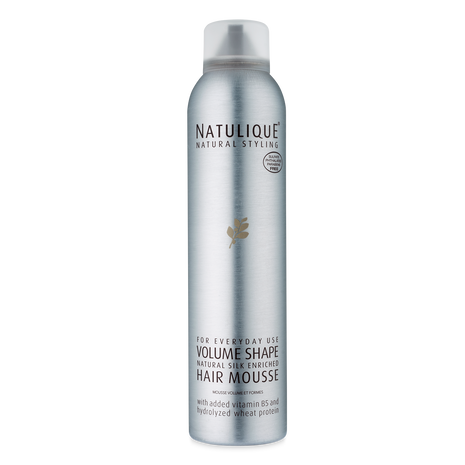 Natulique Volume Shape Hair Mousse 250 ml verpakking voorkant