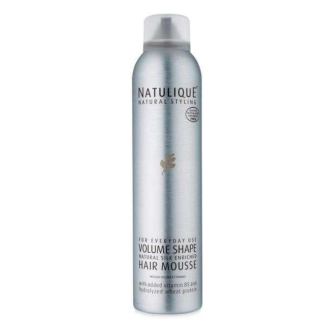 Natulique Volume Shape Hair Mousse 250 ml verpakking voorkant